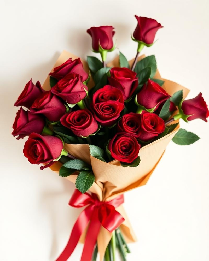 Flores para com rosas